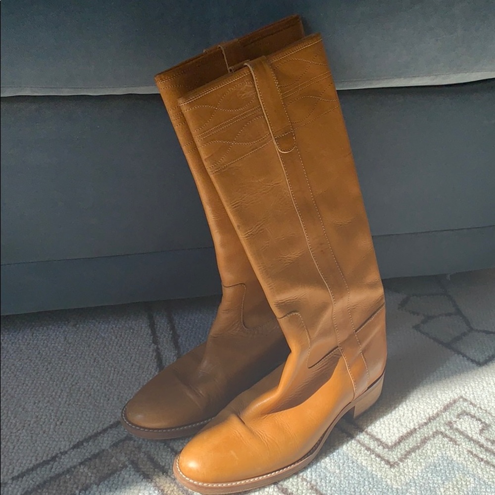 J. Crew Boots Camel 8.5